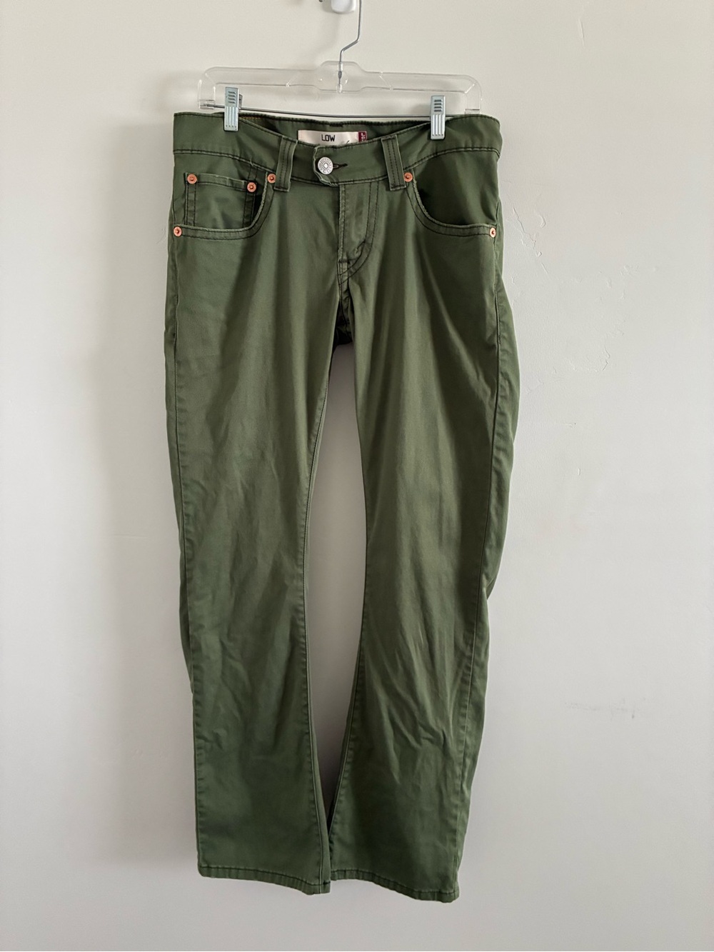 Levi's Olive Boot Cut Women's Jeans